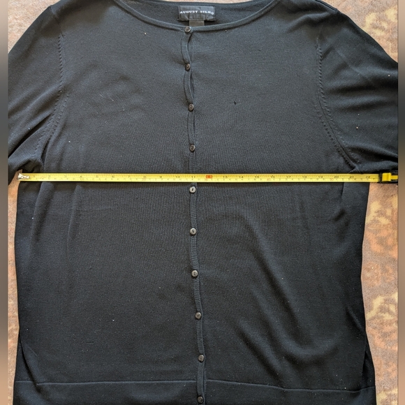 August Silk Plus Size Black Sweater Set - Picture 12 of 15